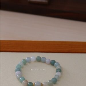 Sweet Candy Multigem Bracelet | Soft Green Tones – 7+mm